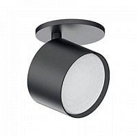 Светильник настенно-потолочный под лампу Feron ML211 220В GX53 Черный картинка 